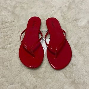 Rue 21 Red Flip Flops